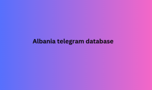 Albania telegram database