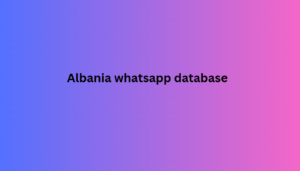 Albania whatsapp database