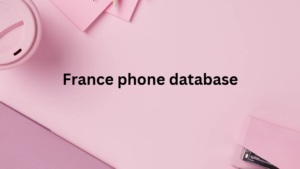 France phone database​