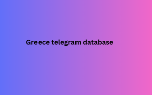 Greece telegram database