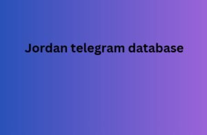 Jordan telegram database