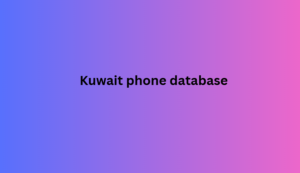 Kuwait phone database