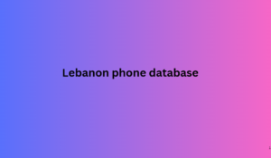 Lebanon phone database