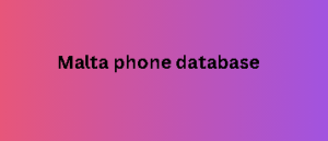 Malaysia phone database