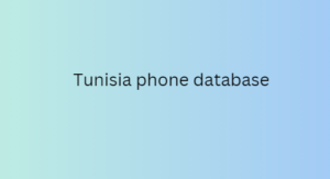 Tunisia phone database