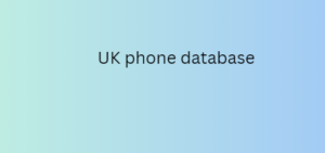 UK phone database