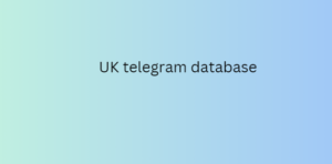 UK telegram database